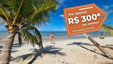 Pacote 04 dias • Trancoso, Arraial d'Ajuda e Praia do Espelho e Coroa Vermelha